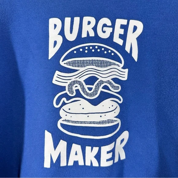 Uniqlo Kids “Burger Maker” Sweatshirt 3-4 EUC - Picture 4 of 8